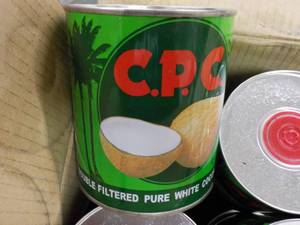 lot 326 image: Case of 12 Cans CPC Coconut Oil...