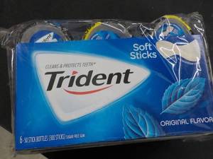 lot 331 image: Trident Gum 6 -50 Stick Bottles...