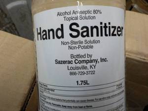 lot 337 image: 6 - 1.75 Liter Bottles Hand Sanitiz...