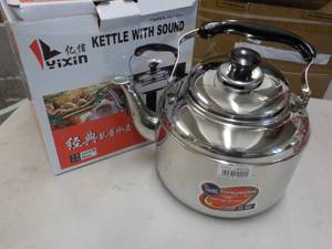 lot 340 image: YIZINJINGIN Stainless Kettle with S...