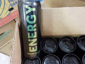 lot 346 image: Case of 12 - 12 oz Energy Sour Fizz...