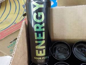 lot 347 image: Case of 12 - 12 oz Energy Sour Fizz...