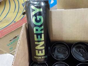 lot 350 image: Case of 12 - 12 oz Energy Sour Fizz...