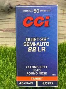 50 Rounds .22 Subsonic Ammo Ammunition