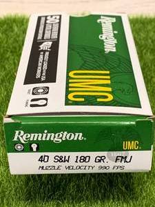 50 Rounds .40 S&W Ammo Ammunition 180gr
