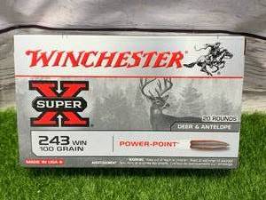 20 Rounds .243 Win Cartridges 100gr