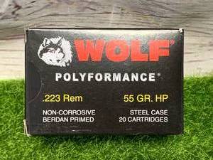20 Rounds .223 55gr Ammo Ammunition