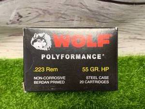 20 Rounds .223 55gr Ammo Ammunition
