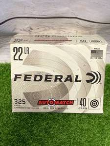 325 Rounds .22 Ammo Ammunition