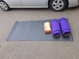 3-Yoga Mats, 1-Beach Mat
