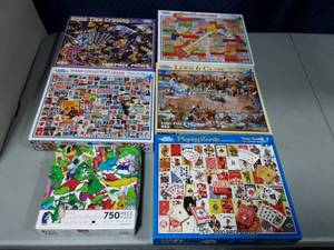 6-Puzzles (5 Are White Mountain)