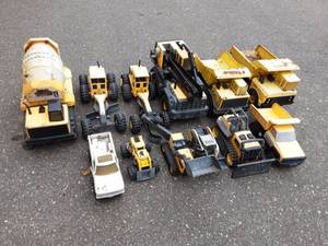 Tonka Dump Truck, Cement Mixer, Dozers & Graders