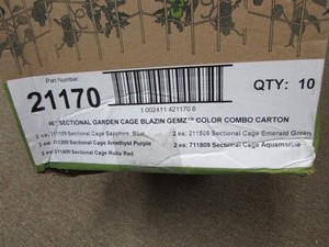 New Colored Garden Cages