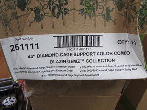 New Colored Garden Cages