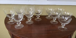 Lot of Vintage Short and Long Stemmed Glassware