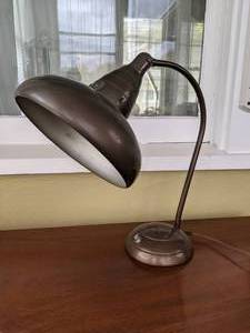 Vintage Swivelier Style Industrial Desk Lamp
