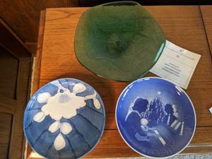 (3) Decorative Plates Royal Copenhagen and Others