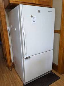 White KitchenAid Refrigerator