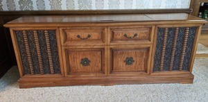 Vintage Mid Century Curtis Mathes Stereo Console with Record Player