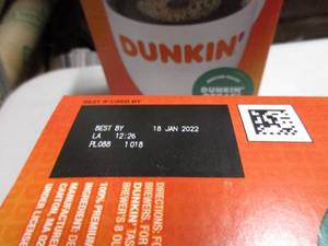 lot 104 image: Dunkin Decaf K-Cups