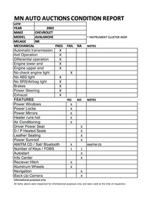2002 Chevrolet Avalanche 1500 4x4