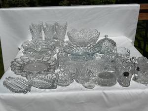 lot 106 image: Fostoria Glassware and More
