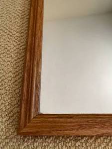 lot 124 image: Oak Wall Mirror