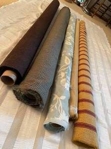 lot 161 image: 5 Rolls Of Fabric