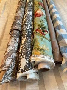 lot 163 image: 5 Rolls of Fabric