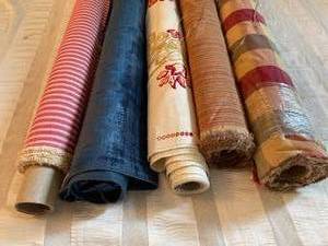 lot 169 image: 5 Rolls of Fabric