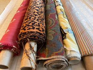 lot 174 image: 5 Rolls of Fabric