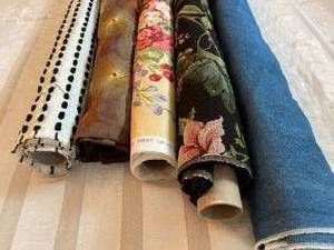 lot 175 image: 5 Rolls of Fabric