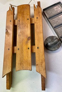 lot 276 image: Wood and Metal Grouping