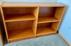 lot 26 image: Delightful Double Bookshelf