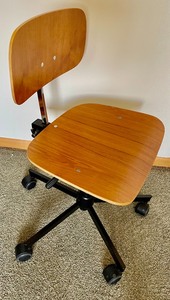 lot 36 image: Wooden Office Chair