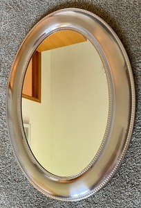 lot 47 image: Impressive Oval Mirror