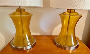lot 55 image: Cool Yellow Decorative Lamps