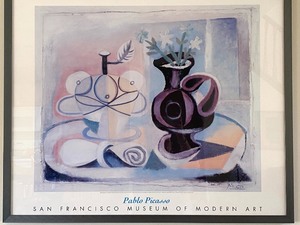 lot 7 image: Pablo Picasso Print San Franciscan Museum of Modern Art