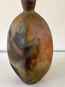 lot 11 image: Raku PotteryVessel