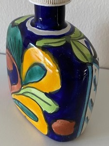 lot 23 image: Mexican Pottery Soap Dispenser