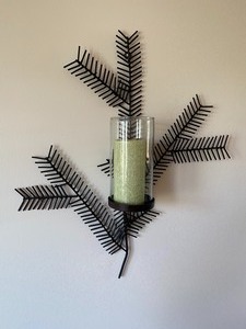 lot 82 image: Metal Wall Candle Holder