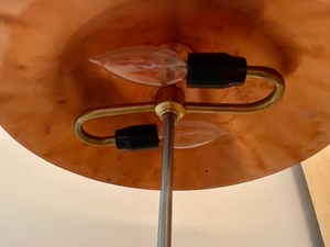 lot 55 image: Classy Copper and Gold Colored Lamp