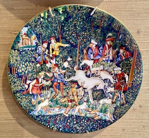 lot 70 image: Three CH Field Haviland Limoges Collectors Plates