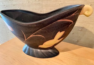 lot 76 image: Decorative Pottery Vessel With Bird Motif