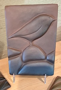 lot 73 image: 3 Signed McCaul Pottery Decorative Tiles