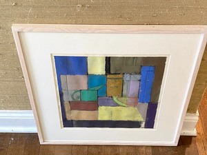 lot 7 image: Joseph Byrne Framed Abstract Framed Art