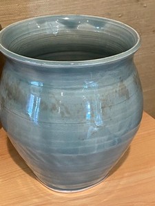 lot 15 image: Two Signed Pottery Vases