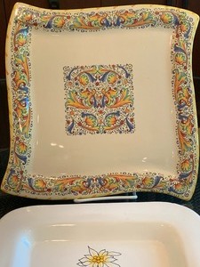lot 126 image: Two Ceramic Italian Platters
