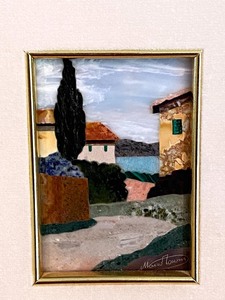 lot 158 image: Mosiac Art Framed