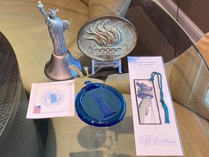 lot 172 image: Statue of Liberty American Numismatic Society Medallion and More